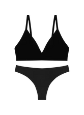 Triangle Bra & Low Profile Thong Set