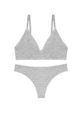 Triangle Bra & Low Profile Thong Set