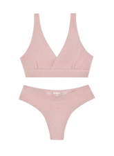 Crossover Bra & Thong Set