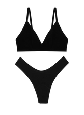 Triangle Bra & Dipped Thong Set