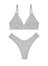 Triangle Bra & Dipped Thong Set