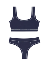Sporty Bralette & Thong Set