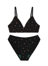 Triangle Bra & Bikini Set