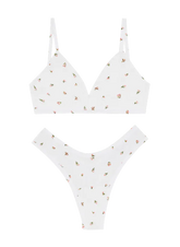 Triangle Bra & Dipped Thong Set