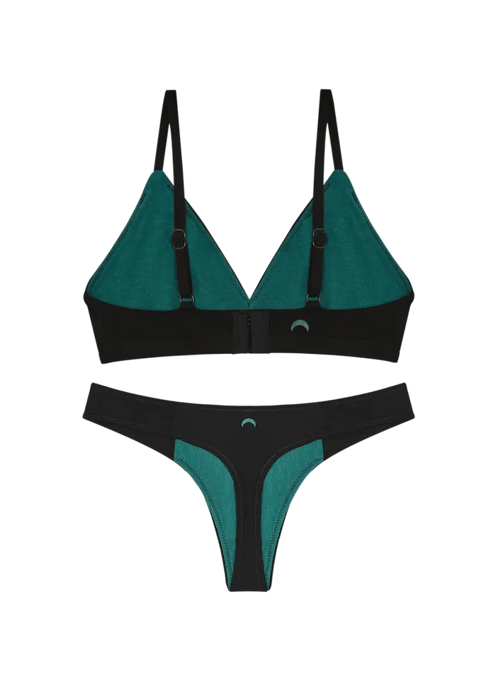 Triangle Bra & Low Profile Thong Set