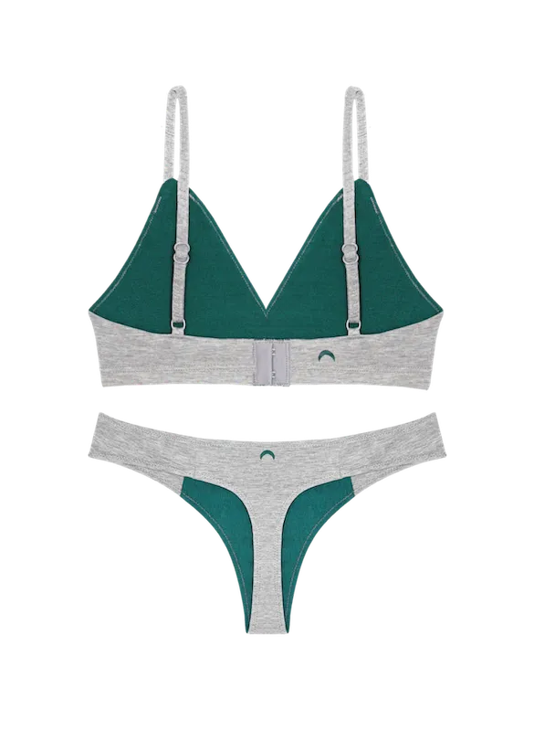 Triangle Bra & Low Profile Thong Set