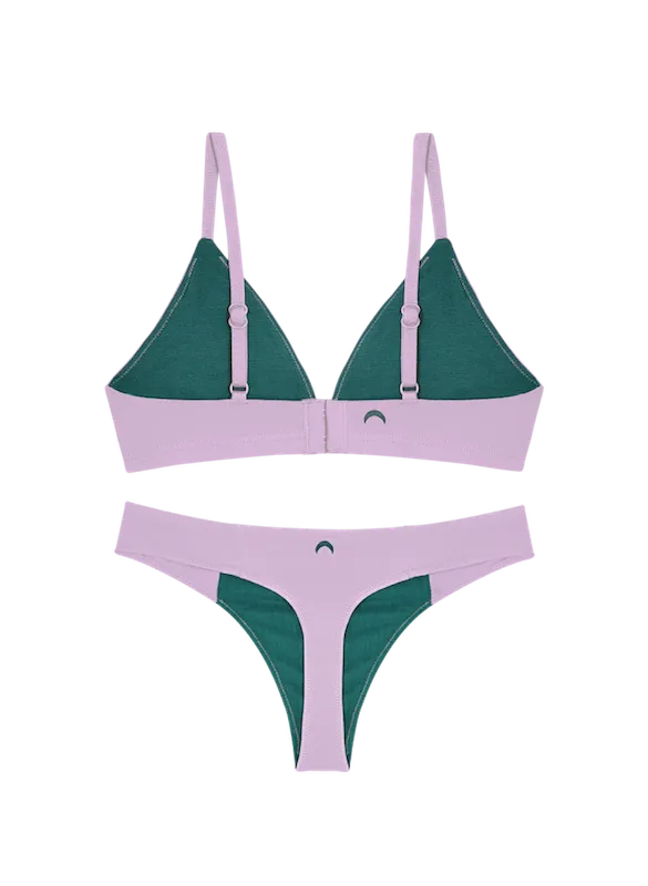 Triangle Bra & Low Profile Thong Set