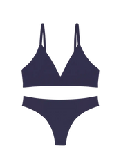 Triangle Bra & Low Profile Thong Set