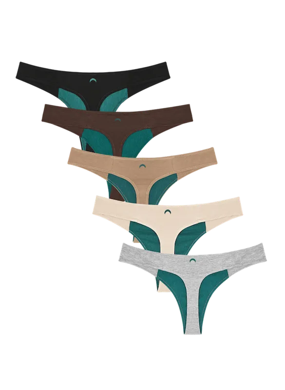 Low Profile Thong 5-Pack