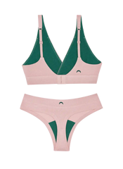 Crossover Bra & Thong Set