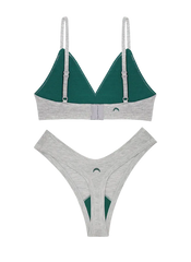 Triangle Bra & Dipped Thong Set