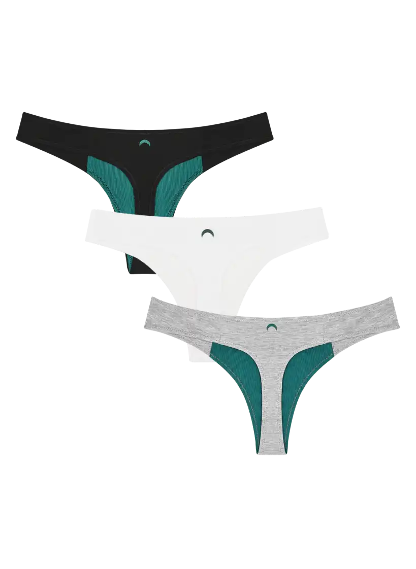 Low Profile Thong 3-Pack
