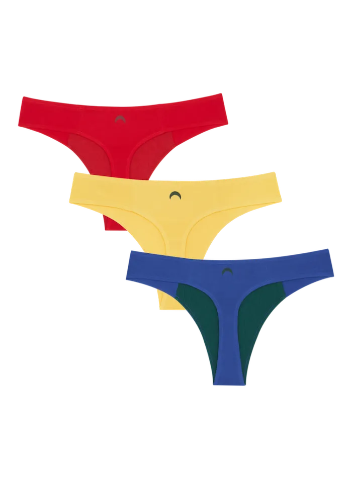 Low Profile Thong 3-Pack