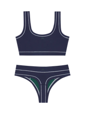 Sporty Bralette & Thong Set