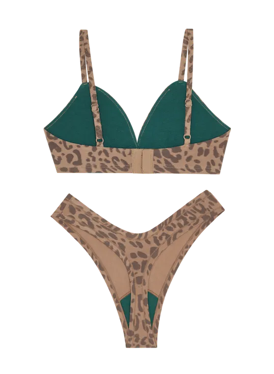 Triangle Bra & Dipped Thong Set